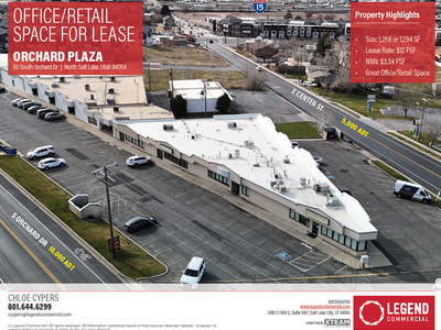 Two 1,200 SF Retail/Office Suites For Lease