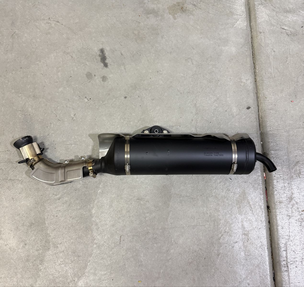 Yamaha Grizzly 700 YMS700D ATV/UTV Exhaust Muffler Assembly, Brand new takeoff