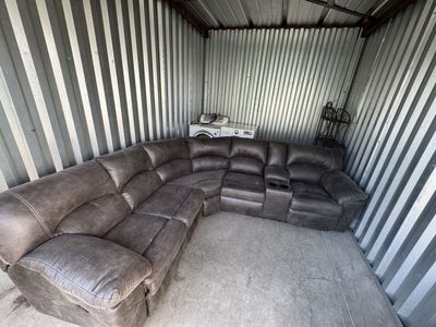Tambo 2-Piece Manual Reclining Sectional Sofa - Gray