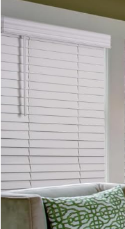 Faux Wood Blind, 48" Wide x 36" Long,