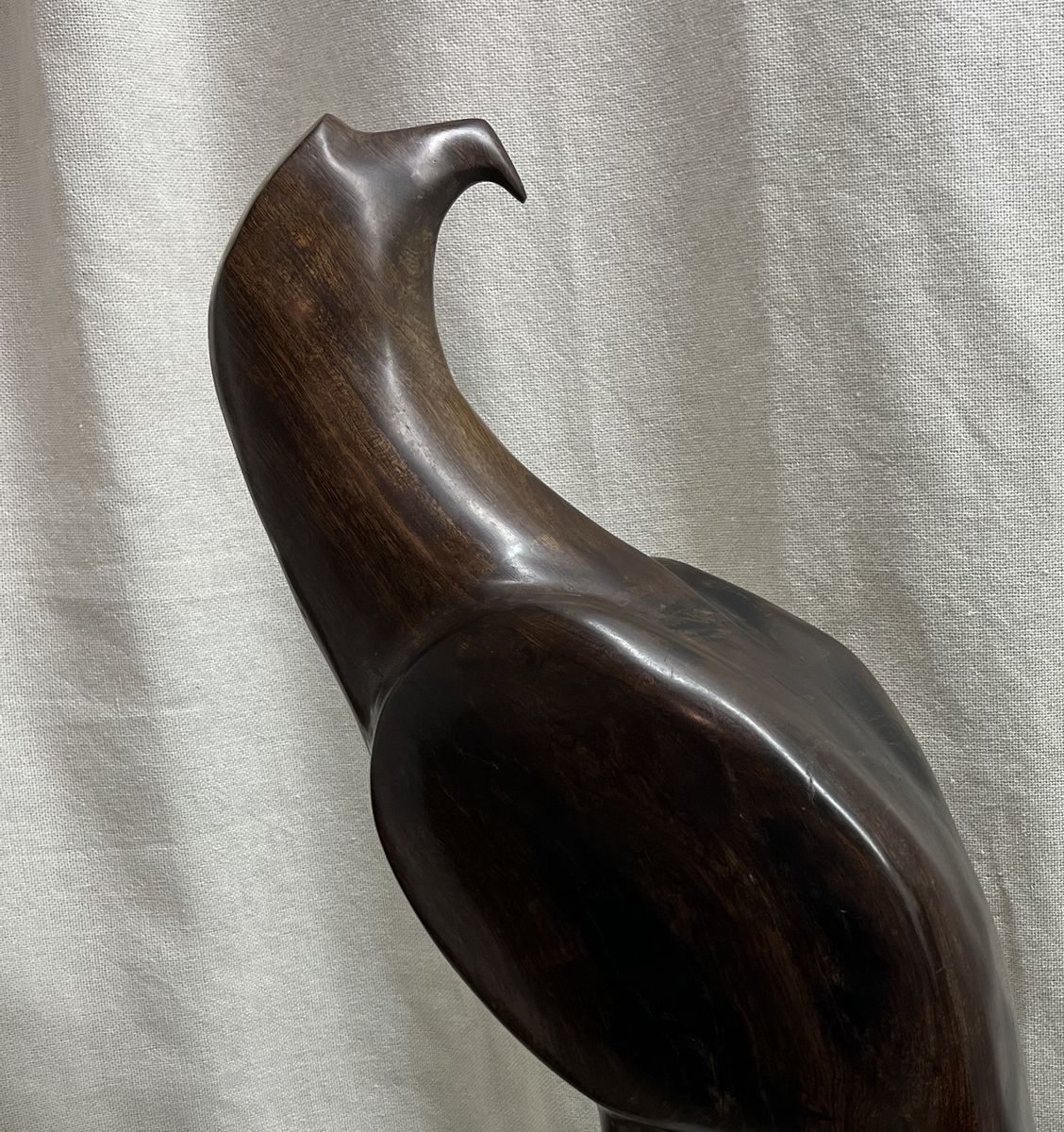 -RARE- Exquisite 25" Hand-Carved Mexican Ironwood Eagle Sculpture