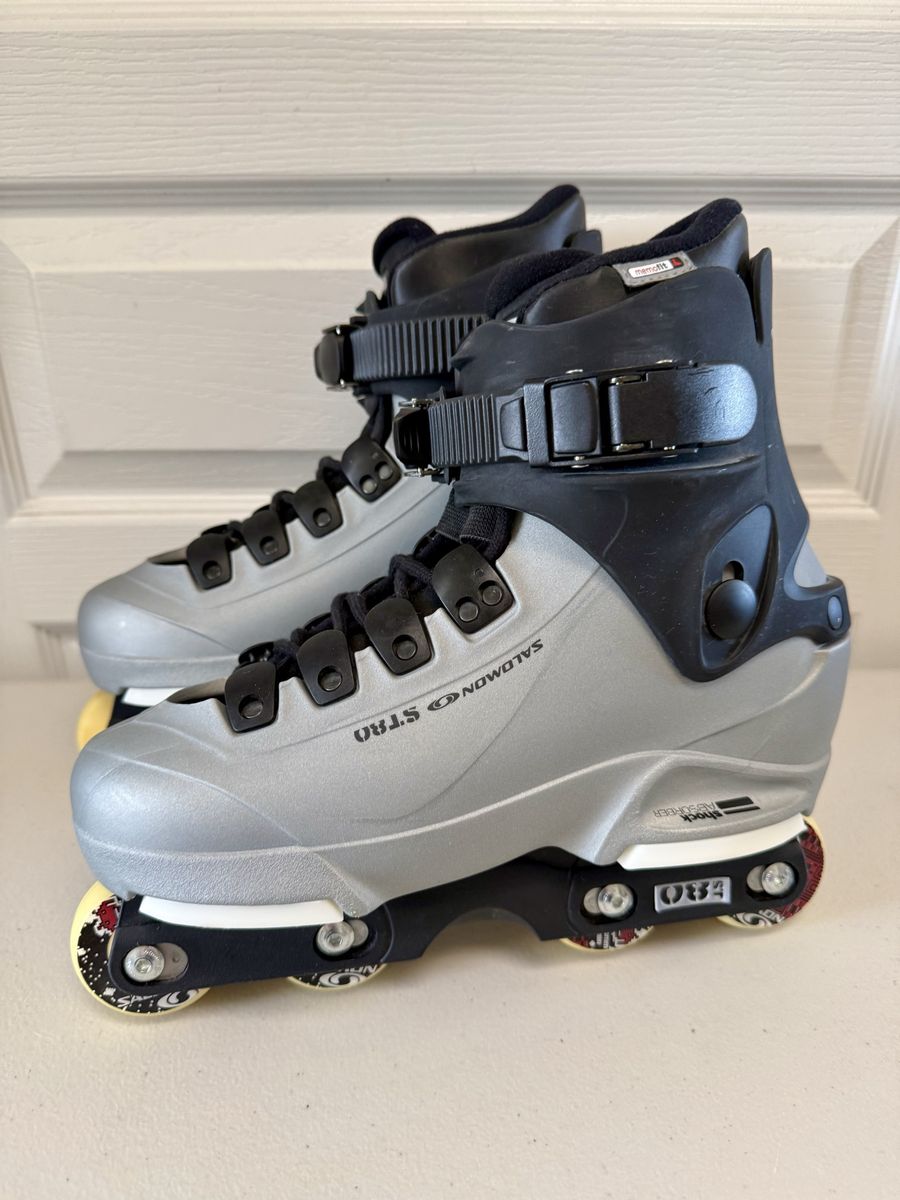 Mens 8 Salomon ST80 Aggressive Inline Skates Rollerblades