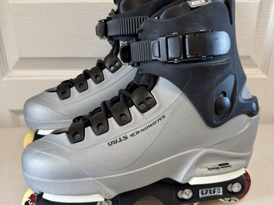 Mens 8 Salomon ST80 Aggressive Inline Skates Rollerblades