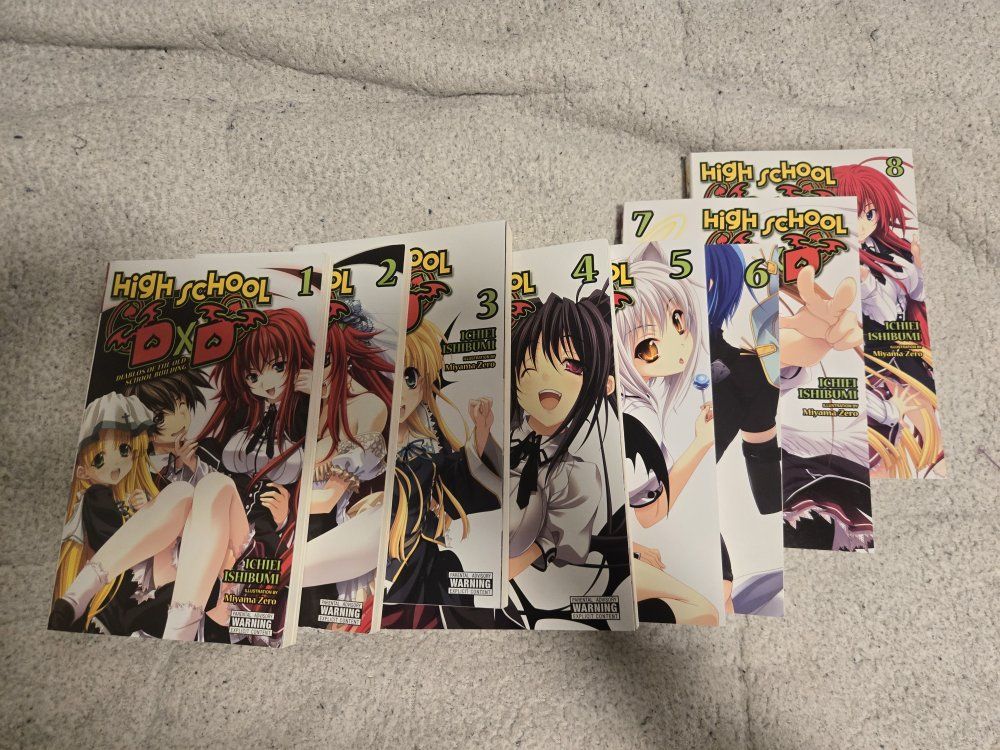 Highschool DxD lightnovel vol 1-8