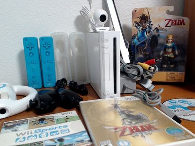 NINTENDO WII CONSOLE RVL-001 BUNDLE