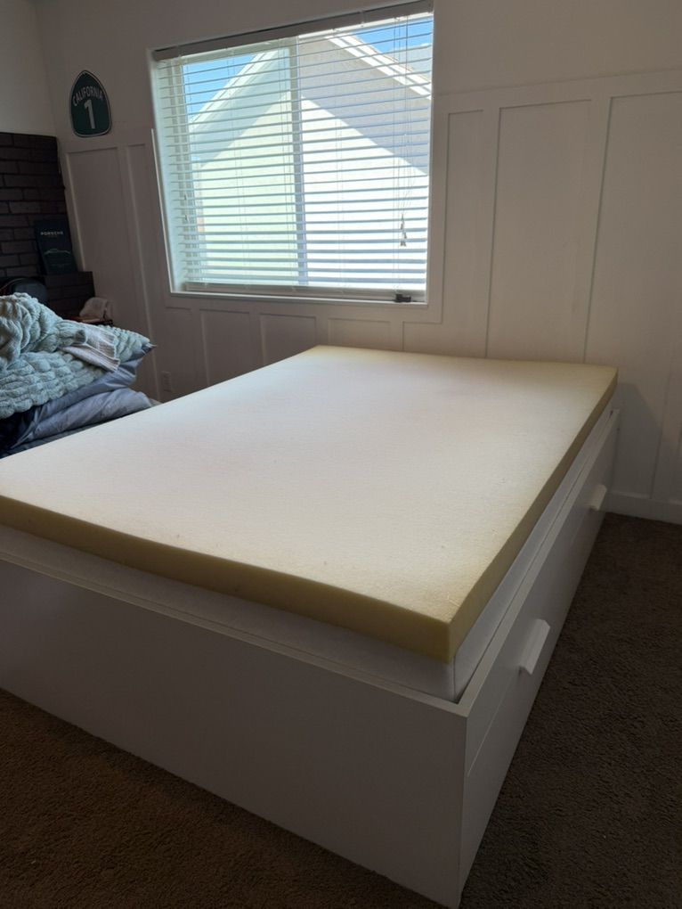 Full Size Ikea Bed, and frame.