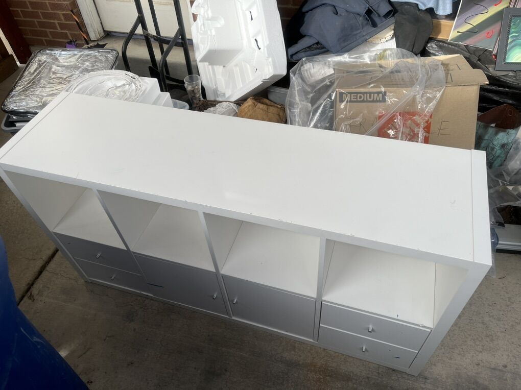 IKEA Horizontal Shelf Unit - White