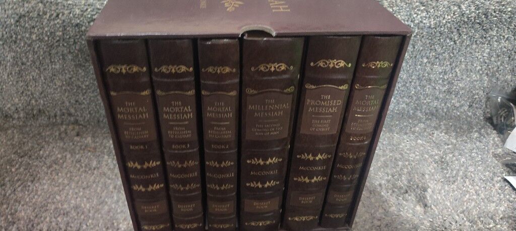 bruce r mckonkie THE MESSIAH SERIES boxed set brown leather