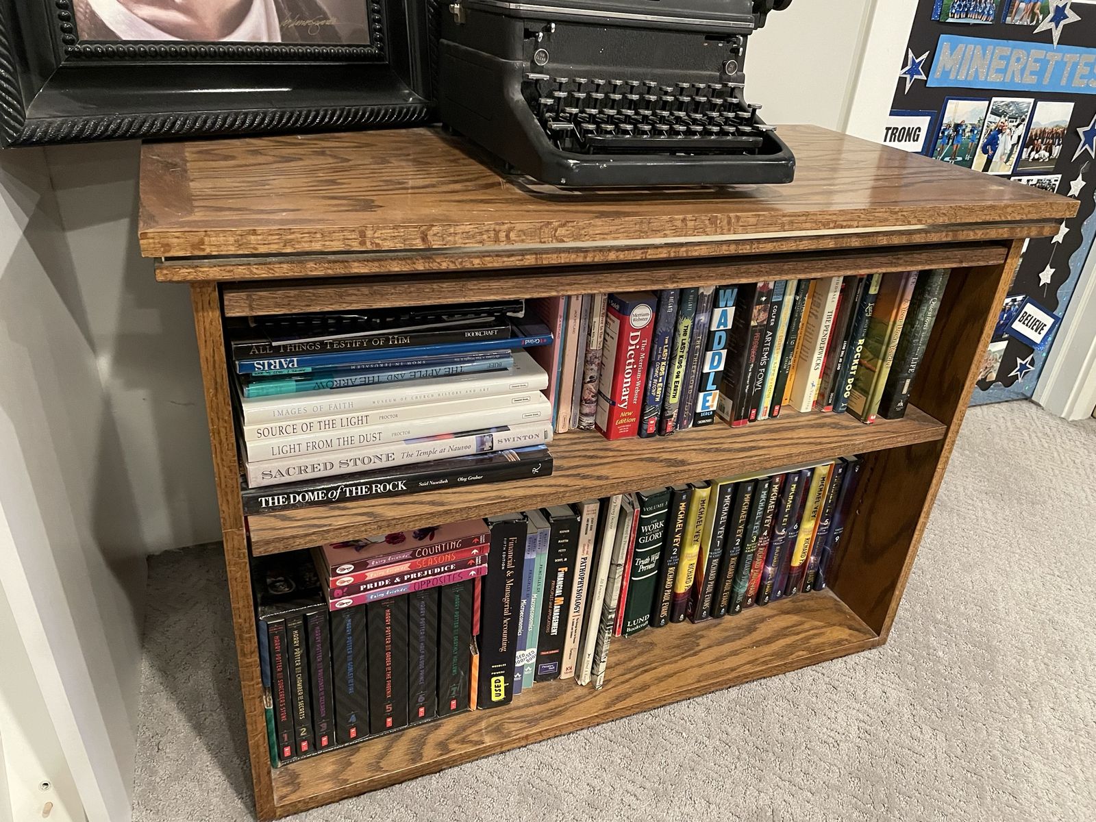 Oak Bookshelf / Child Desk 2 Available
