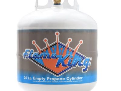 Flame King 20 lb. Empty Propane Cylinder Tank