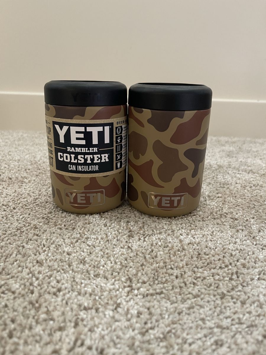 Pair of YETI Rambler Colster Can Insulators - Camo
