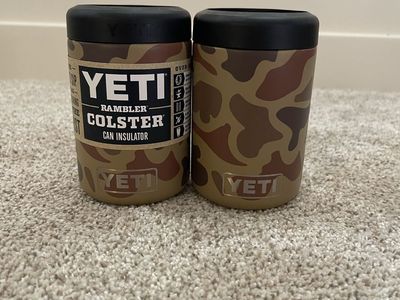 Pair of YETI Rambler Colster Can Insulators - Camo