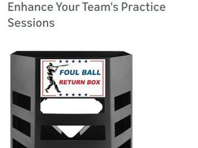 New in Box! Foul Ball Return Box