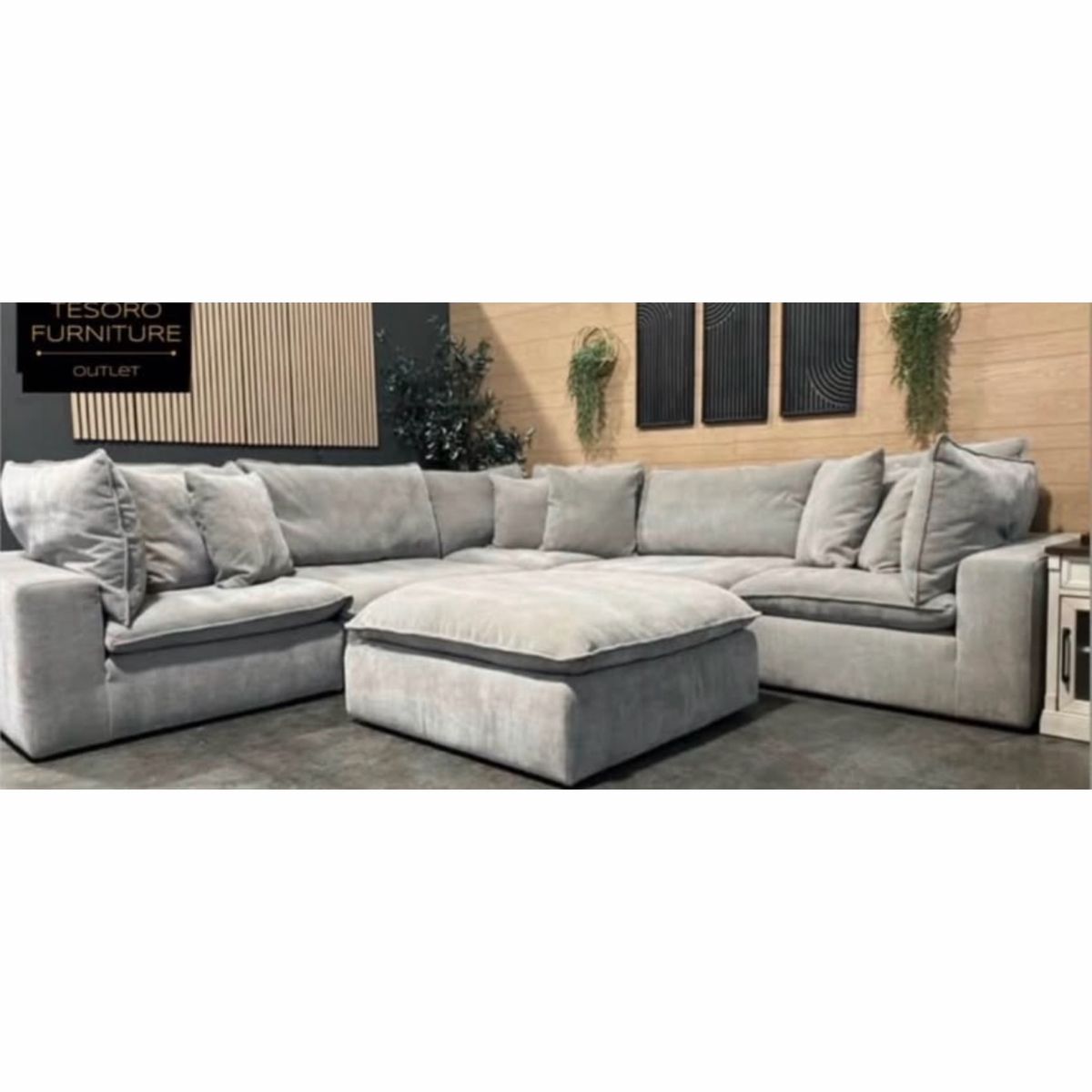 AYDEN & IVY CLOUD SEREEN MODULAR SECTIONAL WE OFFER DELIVERY