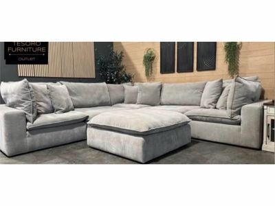 AYDEN & IVY CLOUD SEREEN MODULAR SECTIONAL WE OFFER DELIVERY