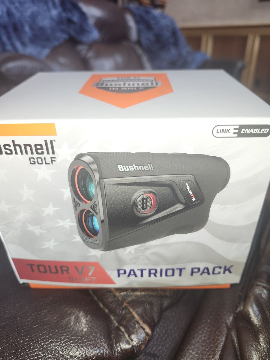 Bushnell Tour V7 shift patriot pack.