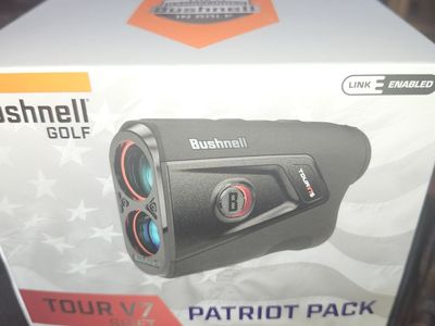 Bushnell Tour V7 shift patriot pack.