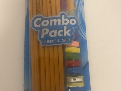 CRA-Z-ART Combo Pack 25-Piece Pencil Set with Erasers & Sharpener - New!