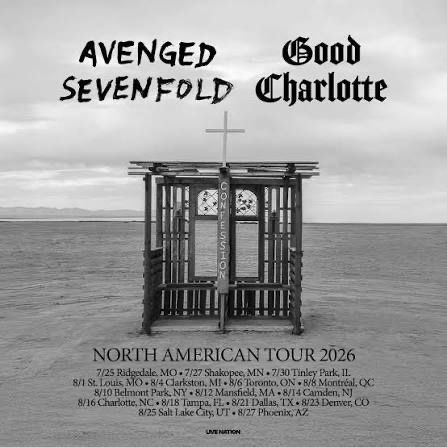 1 GA Lawn Ticket - Avenged Sevenfold & Good Charlotte Tour