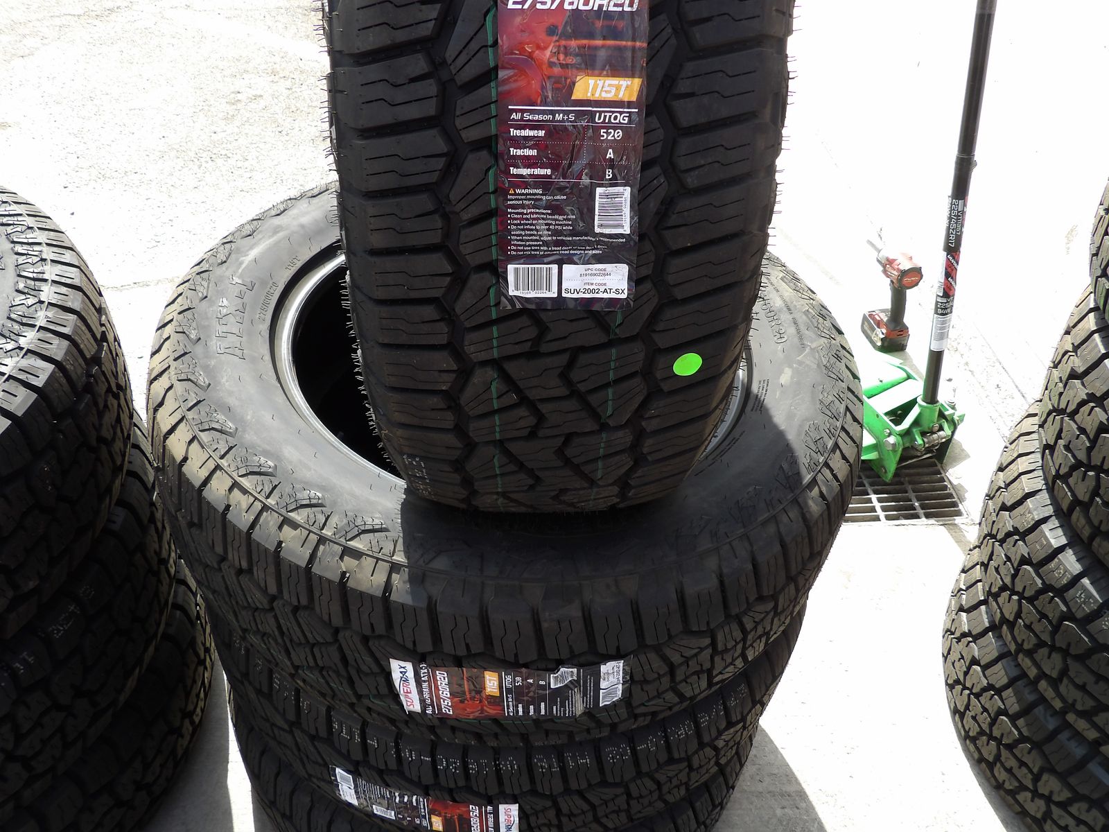 275/60R20 SUPERMAX ALL TERAIN ATX-1 SET OF NEW TIRES
