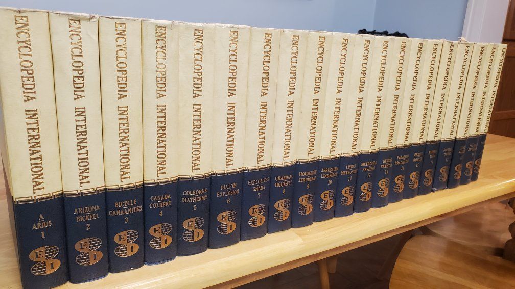 Encyclopedia International 1st Edition Grolier 1963 Complete Set of 20 Volumes