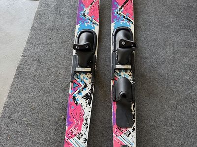 Profile Waterskis - Pink/Purple/Black, Adults, Recreational Water Skiing
