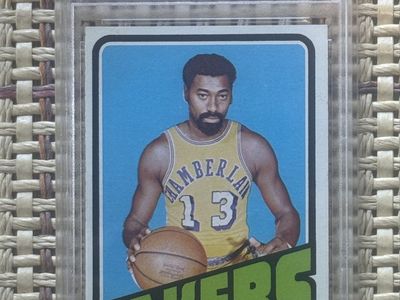 1972 Topps Wilt Chamberlain PSA Graded #1 NM 7 Basketball Card Lakers HOF