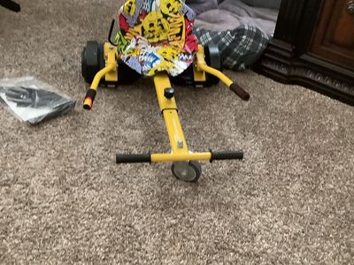Hover board and hover board chair/go kart