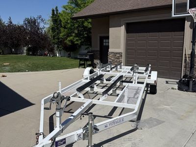 Full size 3 place Voyager jet ski trailer with trailer brakes (PWC, wave runner trailer)