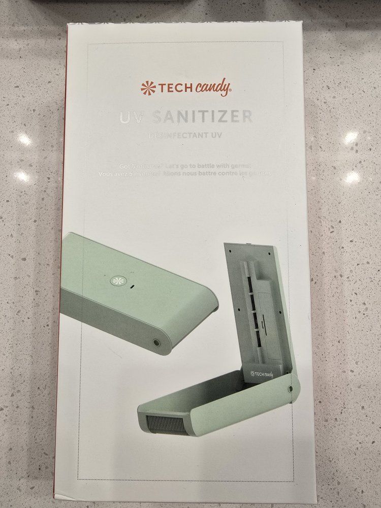 Tech Candy UV Sanitizer & Disinfectant UV - Portable Germ Killer for Small Items