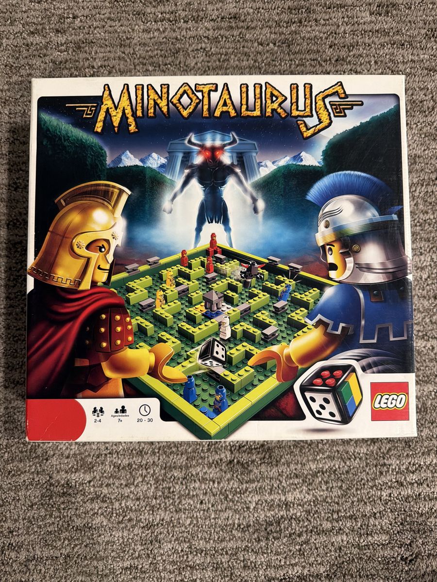 LEGO Minotaurus Board Game (3841) - Complete with Minifigures & Dice - Ages 7+