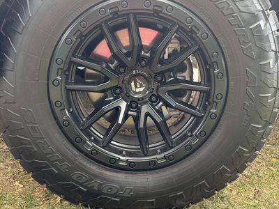 Fuel rebel wheels with brand new Toyo’s 6x135