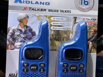 Brand new set of 2 Midwest t10 x talker long range walkie talkies