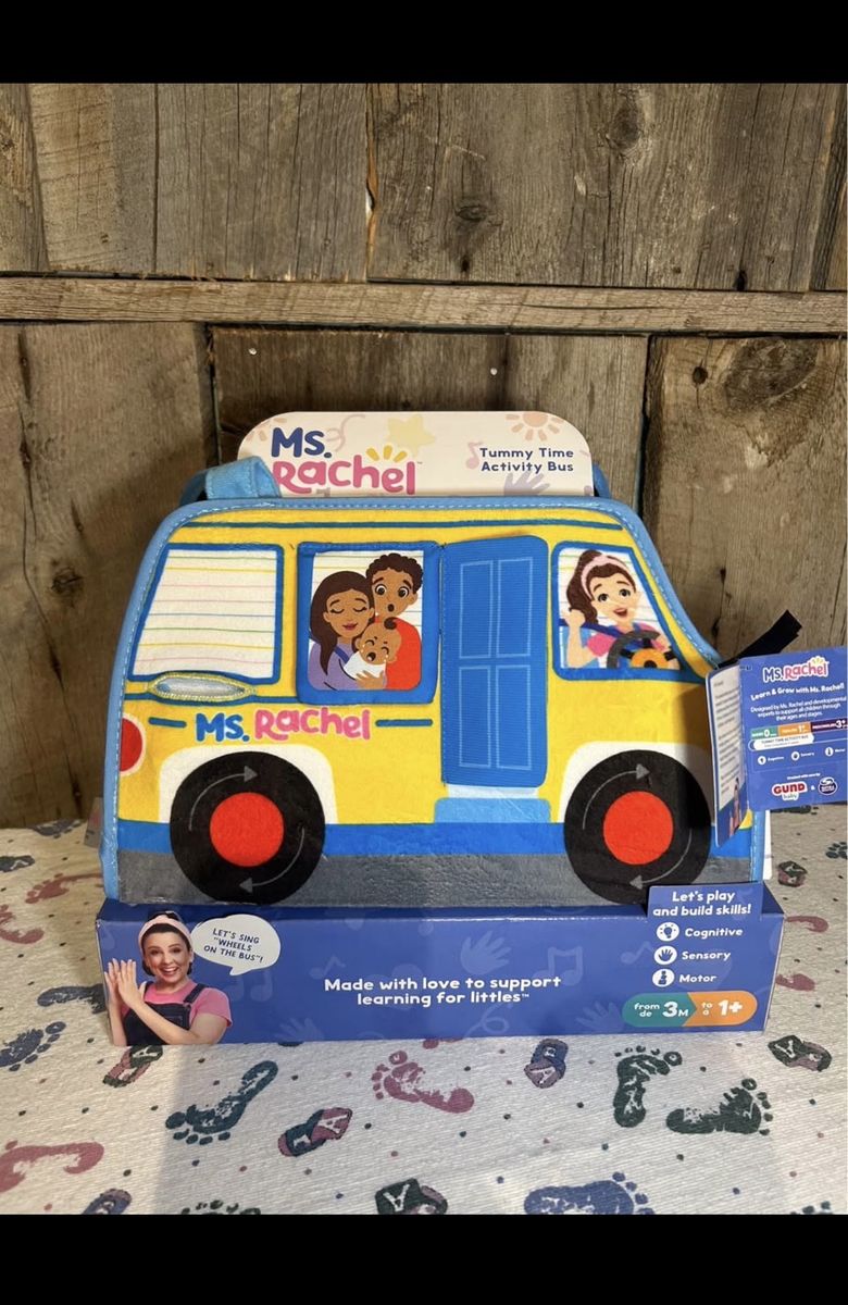 Ms. Rachel Tummy Time Activity Mat