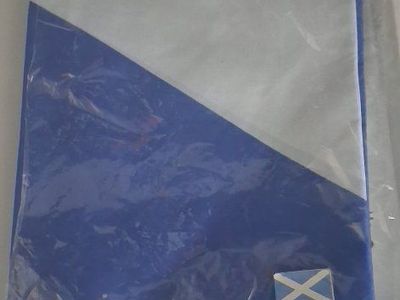 New Scotland Flag 3'x5' - Vibrant Blue & White St. Andrew's Cross Banner