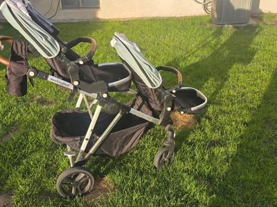 Mockingbird Double Stroller with Two Seats and Parent Organizer