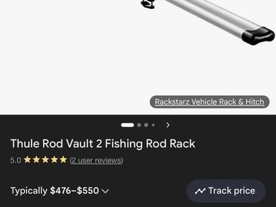 Thule Rodvault 2 Fly Rod Rack