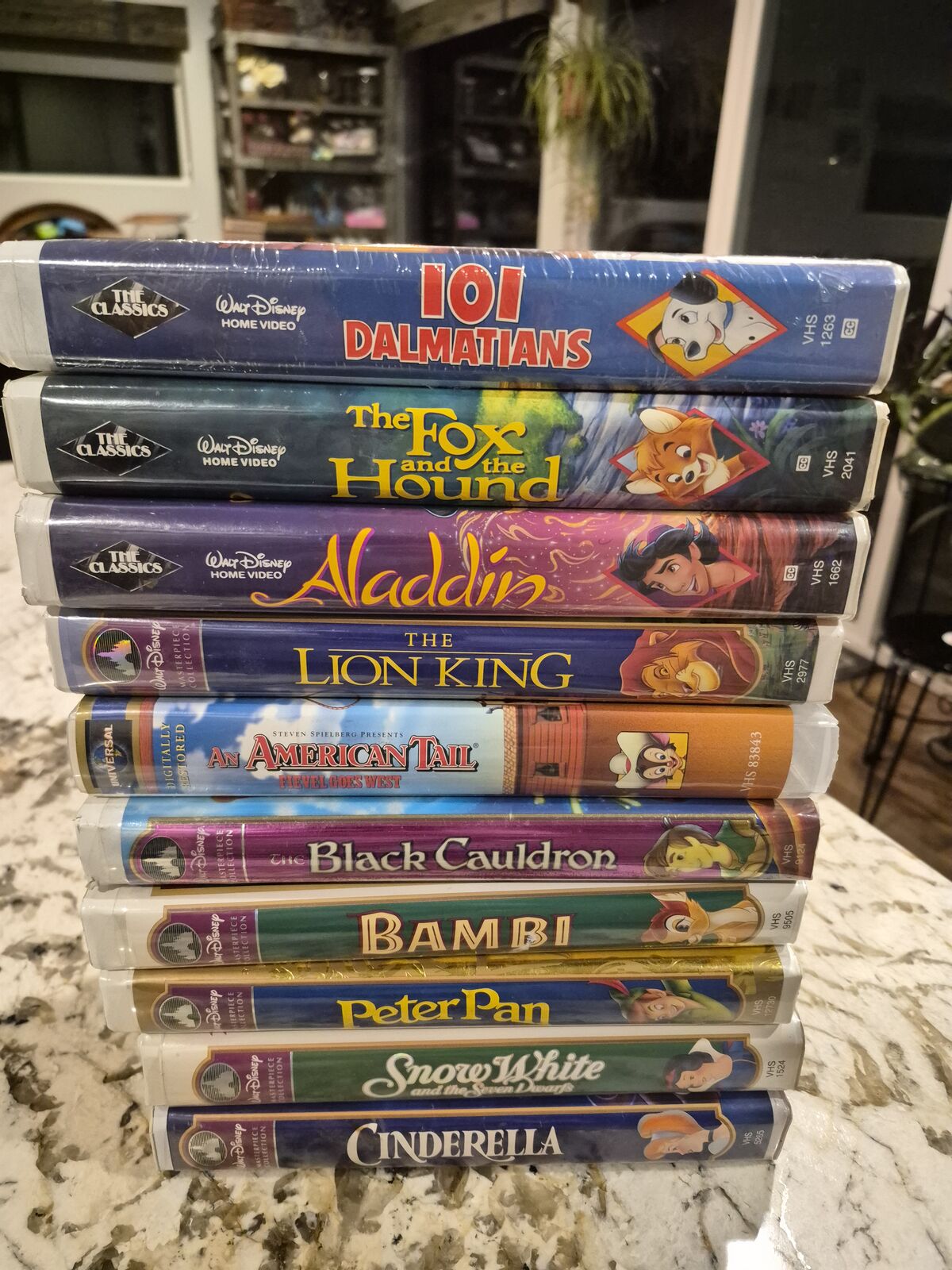 Disney VHS Movie Lot. Black Diamond Editions.