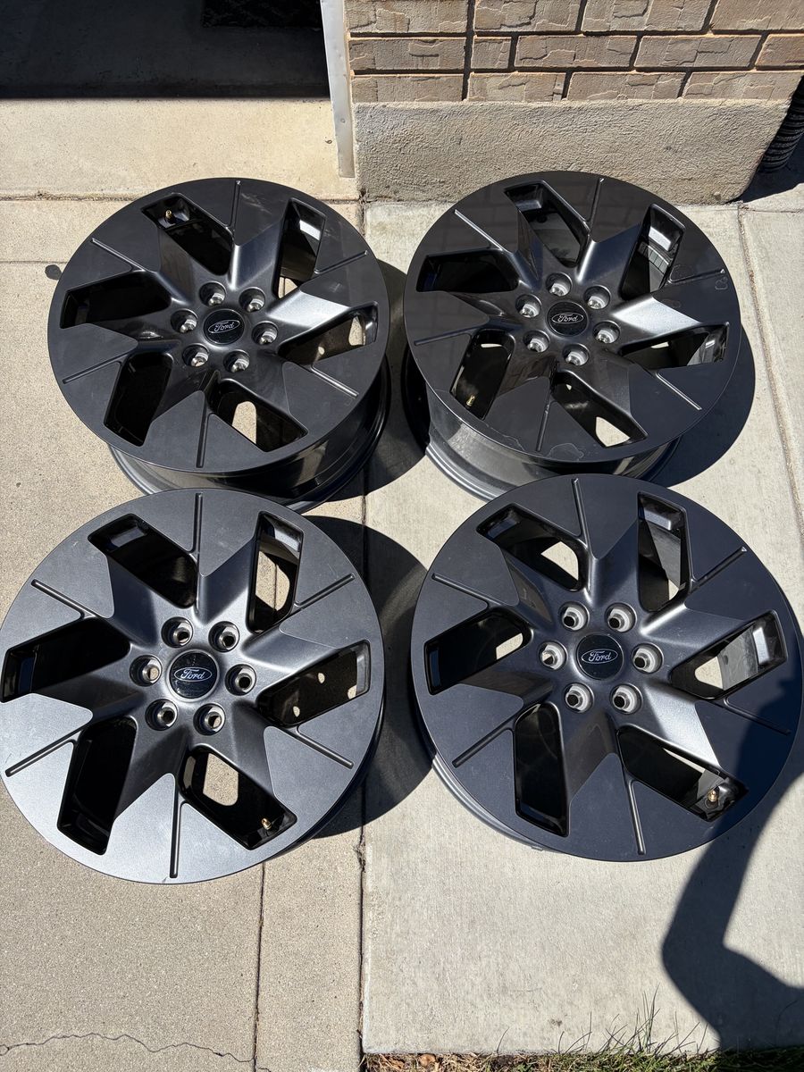 2025 Ford F-150 Lightning OEM 20” Wheels – Set of 4 – Like New