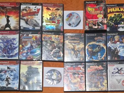 Ps2 game bundle including Shadow of Colossus! Trades considered!
