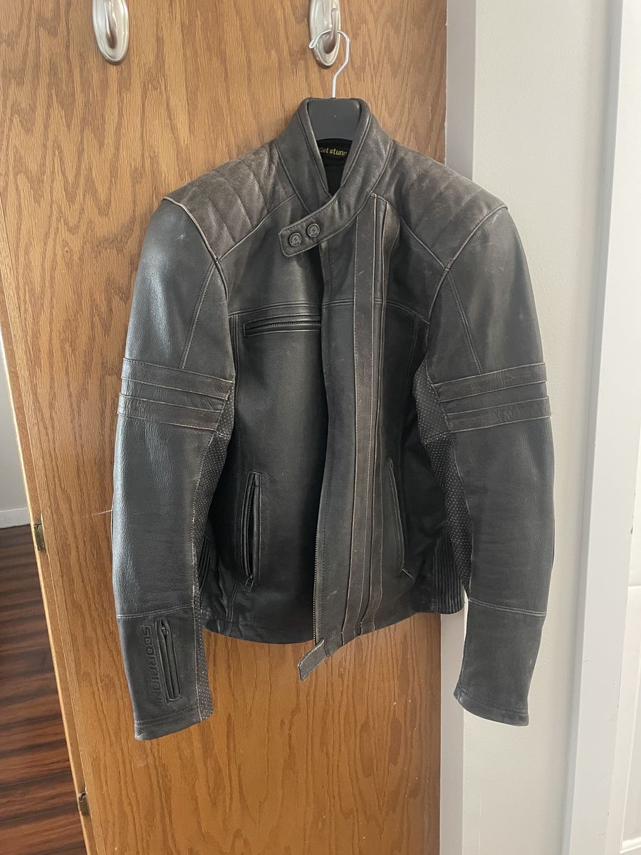 Scorpion 1909 Leather Motorcycle Jacket