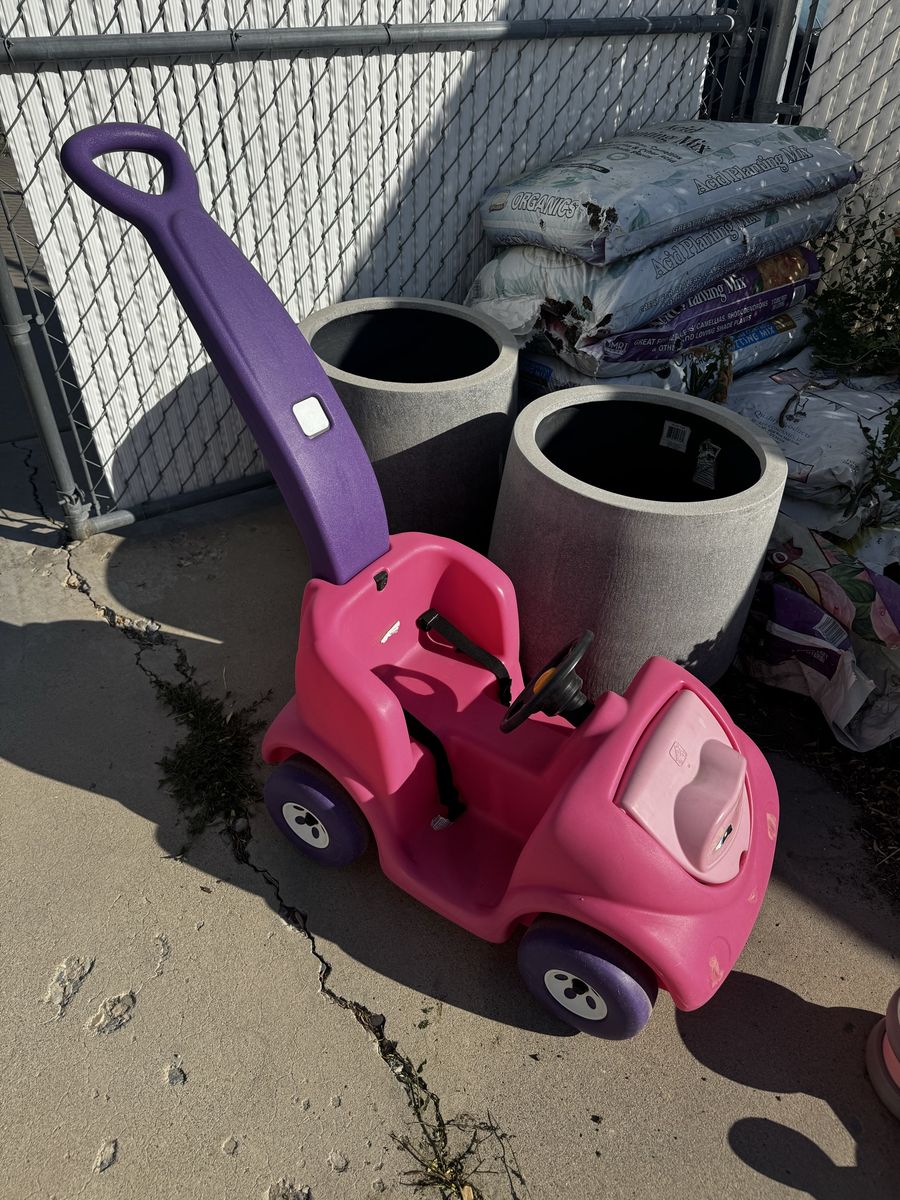 FREE- Step2 Pink Push Around Buggy Toddler Ride-On Car with Handle