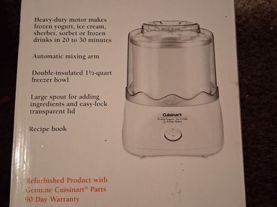 Cuisinart Ice cream maker