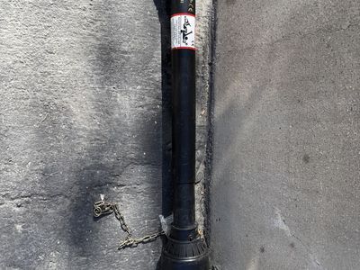 New CAT 1 PTO shaft, slip clutch