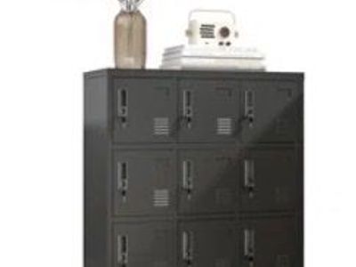 Black Metal Lockers 9