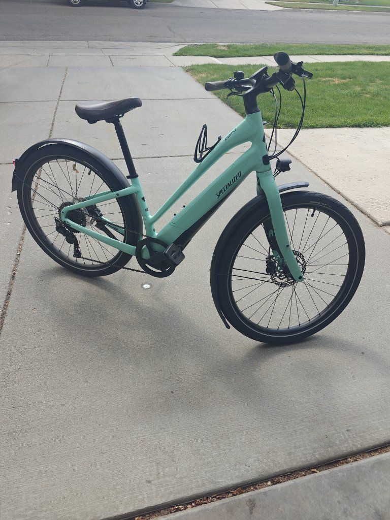 Specialized Como Electric Bike - Light Blue./Mint 2022