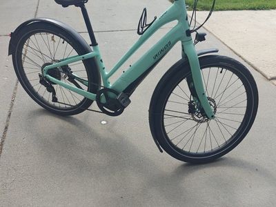 Specialized Como Electric Bike - Light Blue./Mint 2022