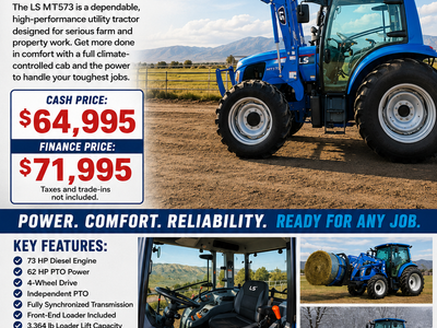 LS MT573 Tractor and loader