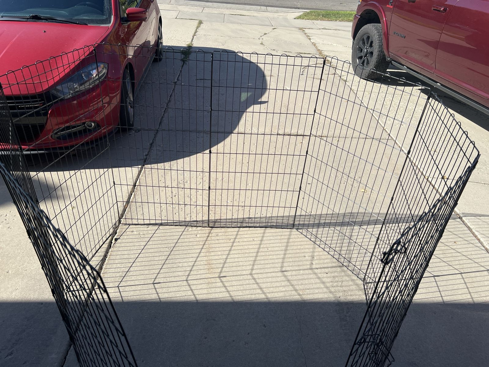 Black Folding Wire Pet wire fencing