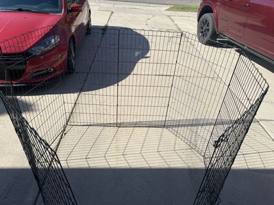 Black Folding Wire Pet wire fencing